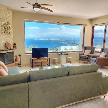 Balcony, Cozy With Amazing View Rodhia (Crete)