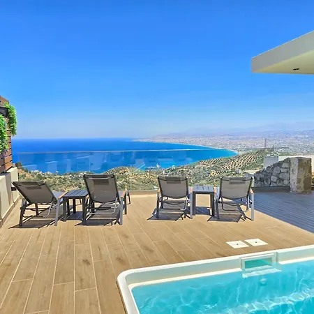 Balcony, Cozy With Amazing View * Rodhia (Crete)