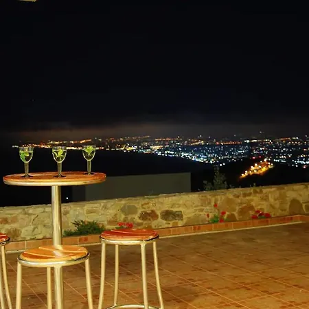Villa Balcony, Cozy With Amazing View Rodhia (Crete)